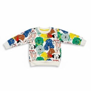 Mini Fauxden Colorful Dog Print Crewneck Sweatshirt 2T / 2Y
